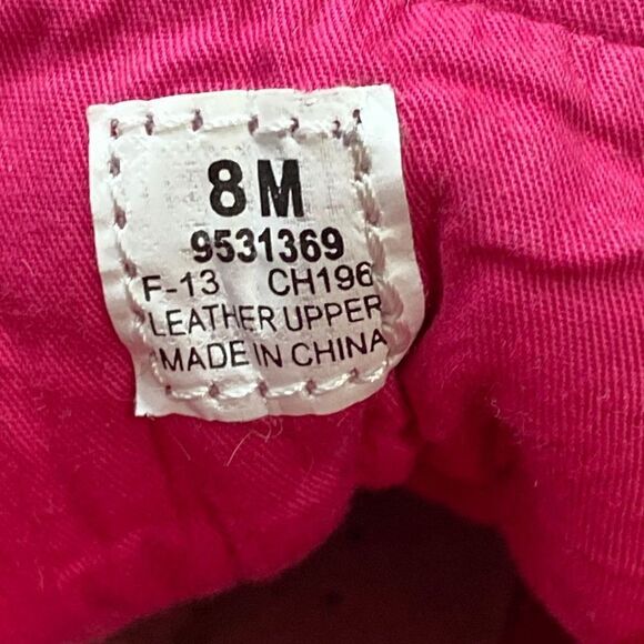 Sperry Women's Hikerfish Plaid Lace-up Leather Boots Brown & Pink Size 8M - Picture 4 of 4